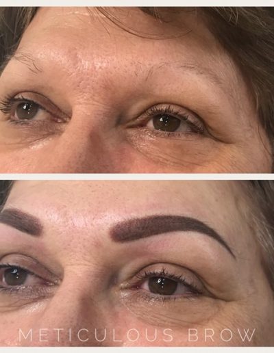 ombre eyebrow tattoo