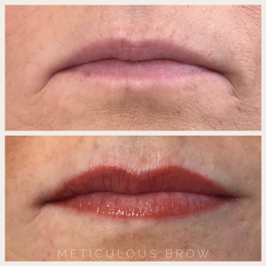 ombre lip tattoo | Meticulous Brow