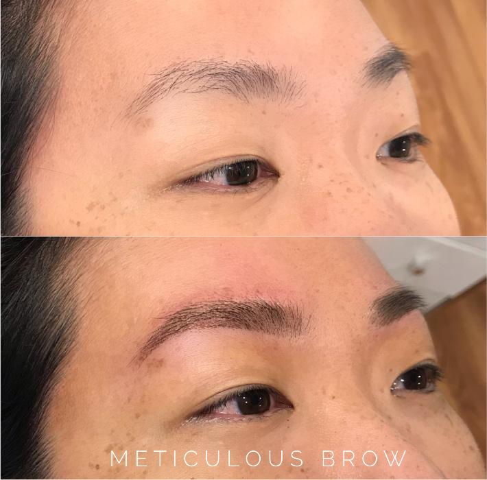 Before and After Pictures of Healed Eyebrow Microblading and Permanent Makeup  tattooing  Permanent Makeup